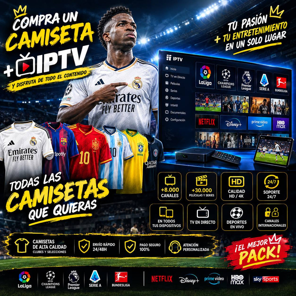 pack iptv+camiseta