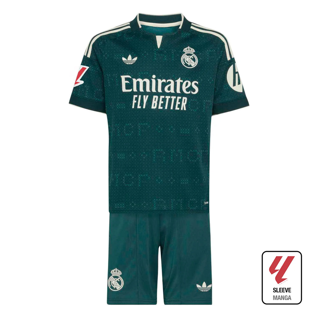 Conjunto Niño Segunda Equipación Verde 26/27